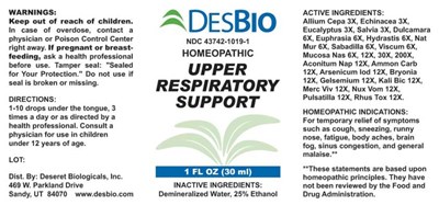 Upper Respiratory Support (Dsrt0495 Upper Respiratory Support 6 1 17)